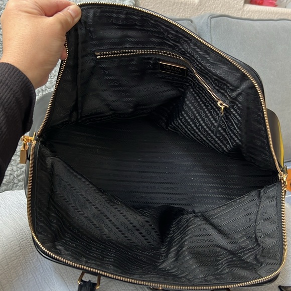 Prada Tessuto Nylon & Leather Top Handle Bag - Picture 12 of 15